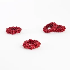 Saro Lifestyle Petite Bell Napkin Holder Rings (Set Of 4)