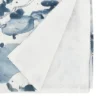 Saro Lifestyle Ink Spill Delight Table Runner, Blue, 16"x72" -Saro Lifestyle GUEST 54746bc6 2254 487d 9c9f 255047a670a4