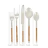 Saro Lifestyle Artisan Cork-Handled Flatware Set, Beige 1 Saro Lifestyle Artisan Cork-Handled Flatware Set, Beige -Saro Lifestyle GUEST 55c8629e 184a 4b39 b8da 15c3293d9b95