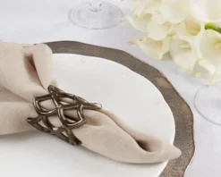 Saro Lifestyle Beachside Beauty Scallop Coral Napkin Ring (Set Of 4) -Saro Lifestyle GUEST 5bcfd2b3 2bb5 4ad8 9569 0dbd70632dcb