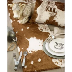 Saro Lifestyle Faux Fur Cow Hide Decorative Pillow Cover 11 Saro Lifestyle Faux Fur Cow Hide Decorative Pillow Cover -Saro Lifestyle GUEST 5cc2ea1b 62a6 4ae8 8049 2de28f902a63