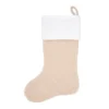 Saro Lifestyle Festive Foliage Christmas Tree Stocking, 20", Beige -Saro Lifestyle GUEST 645da349 2beb 445f 8f1e 9a088930b33b