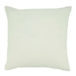Saro Lifestyle Down-Filled Crewel Embroidery Throw Pillow With Leaf Design