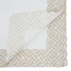 Saro Lifestyle Tablecloth With Braid Embroidered Design
