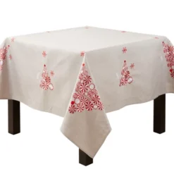 Saro Lifestyle Holiday Tablecloth With Peppermint Christmas Tree Design 11 Saro Lifestyle Holiday Tablecloth With Peppermint Christmas Tree Design -Saro Lifestyle GUEST 6aabd579 d771 407e 8bf8 59d25f36222a
