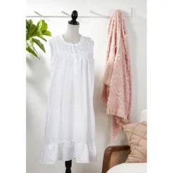 Saro Lifestyle Embroidered Sleeveless Nightgown 9 Saro Lifestyle Embroidered Sleeveless Nightgown -Saro Lifestyle GUEST 6cd04a06 f76f 4b53 b248 73c391e8db2c