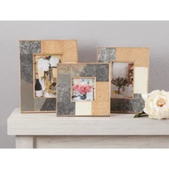 Saro Lifestyle Picture Frame With Slate Fragment Design -Saro Lifestyle GUEST 6edc2a84 44d3 4dda b345 0550ca56242a