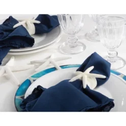 Saro Lifestyle Neptune Collection Starfish Napkin Ring (Set Of 4) -Saro Lifestyle GUEST 72fcf6ec b951 40e6 afe2 442b763dd4ca