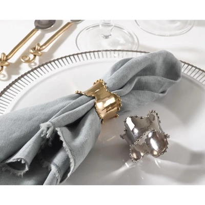 Saro Lifestyle Napkin Holder Rings With Classic Design (Set Of 4) 6 Saro Lifestyle Napkin Holder Rings With Classic Design (Set Of 4) - Image 4