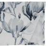 Saro Lifestyle Watercolor Floral Runner, Blue-Grey, 16" X 72"