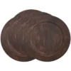 Saro Lifestyle Wood Charger, 13" Ø Round, Brown (Set Of 4) -Saro Lifestyle GUEST 75964b73 17ae 481d 9582 f8a39a2d97b6