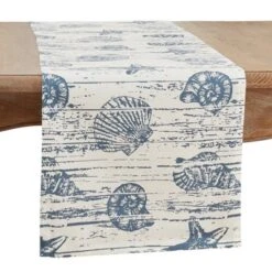 Saro Lifestyle Nautical Design Table Runner -Saro Lifestyle GUEST 76c1e6fd 1c48 4cbf 9186 477ec4957e23