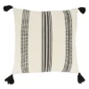 20"x20" Oversize Textured Striped Tassel Down Filled Square Throw Pillow - Saro Lifestyle: Cotton Weave, Indoor Decor, Zippered 2 20"x20" Oversize Textured Striped Tassel Down Filled Square Throw Pillow - Saro Lifestyle: Cotton Weave, Indoor Decor, Zippered -Saro Lifestyle GUEST 778be0d2 d627 4da6 8492 2bdefbf36e2b 1