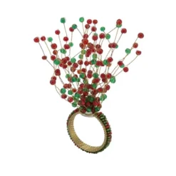 Saro Lifestyle Beaded Burst Spray Napkin Ring (Set Of 4) -Saro Lifestyle GUEST 78fc5bf0 9cc0 404f b9da 1a0e137ab4b1