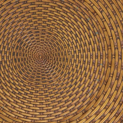 Saro Lifestyle Natural Look Faux Rattan Charger Plate (Set Of 4), 13"x13", Brown 5 Saro Lifestyle Natural Look Faux Rattan Charger Plate (Set Of 4), 13"x13", Brown - Image 3