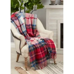 50"x60" Casual Plaid Design Throw Blanket - Saro Lifestyle 7 50"x60" Casual Plaid Design Throw Blanket - Saro Lifestyle -Saro Lifestyle GUEST 7a4f1a53 3313 4109 8a1c 09e7f64fa406