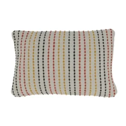 Saro Lifestyle Saro Lifestyle Woven Pillow Cover With Stripe Design -Saro Lifestyle GUEST 7b43efbf 6bc3 4113 80e9 1941d9542537