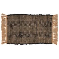 Saro Lifestyle Striped Chindi Table Mats (Set Of 4)