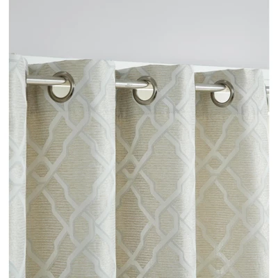 Saro Lifestyle Print Design Blackout Window Curtain (Set Of 2) 3 Saro Lifestyle Print Design Blackout Window Curtain (Set Of 2)