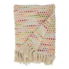 Saro Lifestyle Tasseled Throw With Confetti Design -Saro Lifestyle GUEST 8195b43f 604a 4d33 a1c9 af8575dd417a