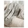 50"x60" Classic Design Throw Blanket Light Gray - Saro Lifestyle: Year Round Comfort, Dry Clean -Saro Lifestyle GUEST 82ec485e d268 44b9 a7d7 1c335ad1f92b