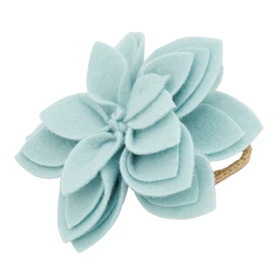 Saro Lifestyle Felt Blossom Napkin Ring (Set Of 4) 3 Saro Lifestyle Felt Blossom Napkin Ring (Set Of 4)