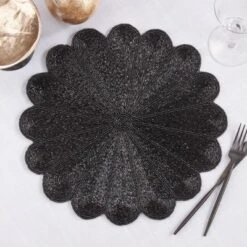 Saro Lifestyle Flower Design Beaded Placemat (Set Of 4) -Saro Lifestyle GUEST 842e5e82 7c13 42a0 bbe2 bd65784e5f70