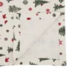 Saro Lifestyle Christmas Tree & Snowflakes Holiday Table Runner, Ivory, 14"x72" -Saro Lifestyle GUEST 8478c2a7 c9ef 49e0 a848 2fdb6f833f6f