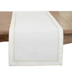 Saro Lifestyle Detailed Edge Embroidery Table Runner 8 Saro Lifestyle Detailed Edge Embroidery Table Runner -Saro Lifestyle GUEST 874c5f3f 7bc0 434b a046 dc1b32b1ea6e