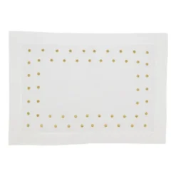 Saro Lifestyle Stylish Polka Dot Placemat (Set Of 4), -Saro Lifestyle GUEST 877754de 30e1 4fac b9fa ea32eb96cb51