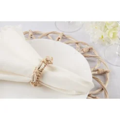 Saro Lifestyle Natural Napkin Rings With Seashell Design (Set Of 4) -Saro Lifestyle GUEST 88e1d4ae ccbd 43ed a798 fe4c77d0501b