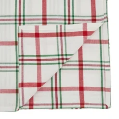 Saro Lifestyle Plaid Tablecloth, Red/Green, 70" X 70" 8 Saro Lifestyle Plaid Tablecloth, Red/Green, 70" X 70" -Saro Lifestyle GUEST 89821fe8 7941 4d38 a6f8 d712437c1d80