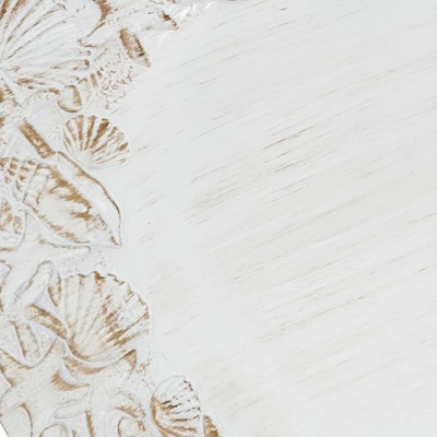 Saro Lifestyle Sea Shell Embellished Charger Plate (Set Of 4) 5 Saro Lifestyle Sea Shell Embellished Charger Plate (Set Of 4) - Image 3