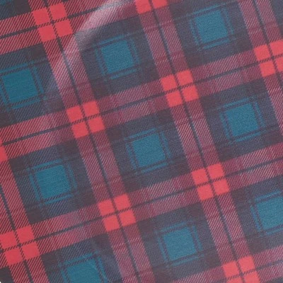 Saro Lifestyle Tartan Style Charger Plate (Set Of 4), 13"x13", Red 5 Saro Lifestyle Tartan Style Charger Plate (Set Of 4), 13"x13", Red - Image 3