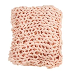 Saro Lifestyle Textured Chunky Knit Cozy Throw -Saro Lifestyle GUEST 8d15ac62 93ca 4dda 9695 4c457ef0cdcd