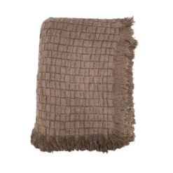 Saro Lifestyle Warm Waffle Weave Throw -Saro Lifestyle GUEST 8f483539 697c 42b0 904d a8c2ba438f09
