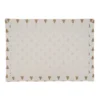 Saro Lifestyle Christmas Trees Placemat, 14"x20" Oblong, Gold (Set Of 4)