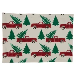 Saro Lifestyle Christmas Truck Placemats (Set Of 4) 9 Saro Lifestyle Christmas Truck Placemats (Set Of 4) -Saro Lifestyle GUEST 95157b02 a77c 452e 8712 7448b7ad2435
