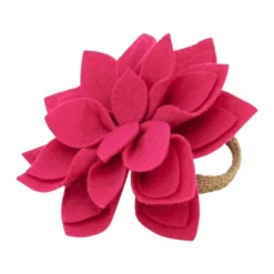 Saro Lifestyle Felt Blossom Napkin Ring (Set Of 4) 10 Saro Lifestyle Felt Blossom Napkin Ring (Set Of 4) -Saro Lifestyle GUEST 95ab9750 110e 4bcb 891c 2fe1318ede66