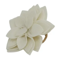 Saro Lifestyle Felt Blossom Napkin Ring (Set Of 4) 11 Saro Lifestyle Felt Blossom Napkin Ring (Set Of 4) -Saro Lifestyle GUEST 9689905c f3d1 414b b180 24da8271e565