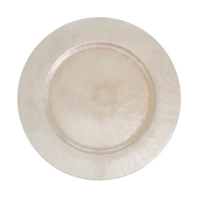 Saro Lifestyle Soft Glow Faux Mother Of Pearl Charger Plate (Set Of 4) 8 Saro Lifestyle Soft Glow Faux Mother Of Pearl Charger Plate (Set Of 4) - Image 6