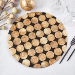 Saro Lifestyle Capiz Disc Placemat (Set Of 4) -Saro Lifestyle GUEST 98cd8512 26e5 4ae8 887f 25df0a362c94