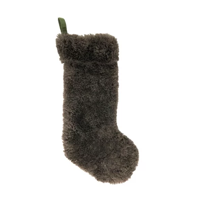 Saro Lifestyle Cozy Delight Lamb Fur Stocking 8 Saro Lifestyle Cozy Delight Lamb Fur Stocking - Image 6