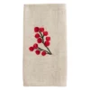 Saro Lifestyle Embroidered Berry Placemat And Napkin 8 Pcs Set (4 Placemats, 4 Napkins) -Saro Lifestyle GUEST 9c087085 a3b9 47a1 b532 01dca300f4f1