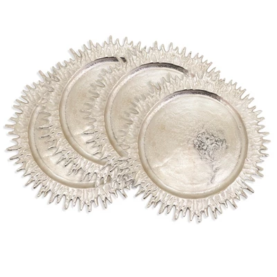 Saro Lifestyle Textured Rim Charger (Set Of 4) 4 Saro Lifestyle Textured Rim Charger (Set Of 4) - Image 2