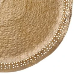 Saro Lifestyle Hole Punched Metal Charger Plates -Saro Lifestyle GUEST a1d38b28 f302 40aa 8456 3eb10f27a35a