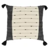 Oversize Tassels And Striped Throw Pillow Cover - Saro Lifestyle -Saro Lifestyle GUEST a1eca1ce 1b41 4515 8a0b 77f7916221a5