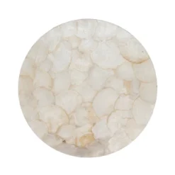 Saro Lifestyle Capiz Disc Placemat (Set Of 4)