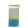 Saro Lifestyle Textured Woven Wall Hanging, 18"x36", Blue -Saro Lifestyle GUEST a5772af6 7827 47e9 9224 972ce6c71d12