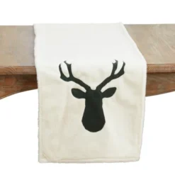 Saro Lifestyle Faux Fur Reindeer Table Runner, 16"x72", Green 7 Saro Lifestyle Faux Fur Reindeer Table Runner, 16"x72", Green -Saro Lifestyle GUEST a639a3bb dcc8 4901 85a8 bc39e79b2885